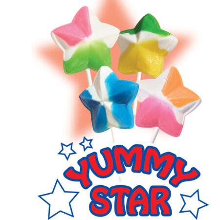 Star Shaped Lollipops