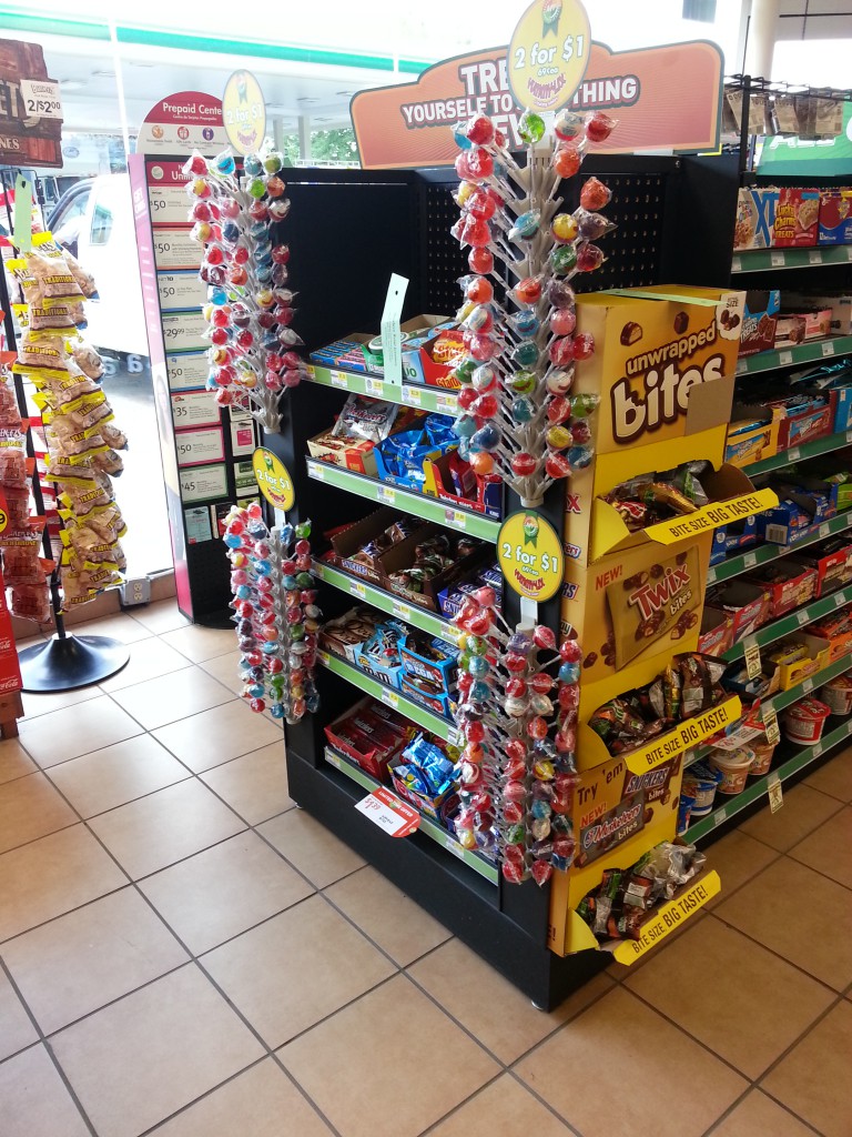 lollipops at a retail store