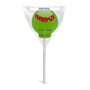 Yummy Lix Sour Apple Gourmet Lollipop