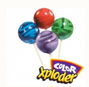 Color Xploder lollipops