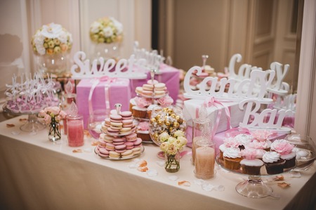 Pink Dessert Table